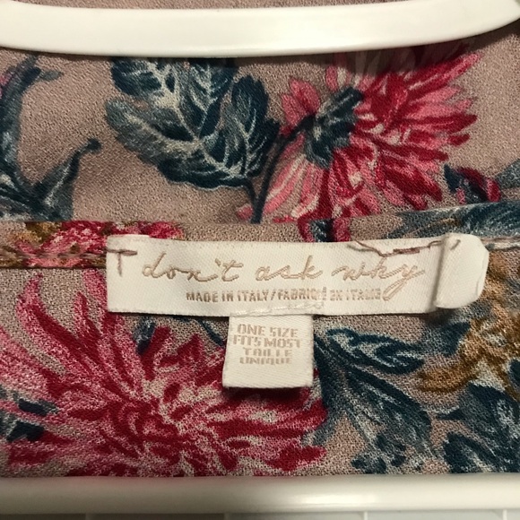 Lightweight Floral Cardigan - Picture 3 of 3